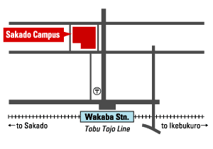Sakado Campus Map